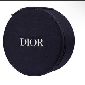Dior black round vanity